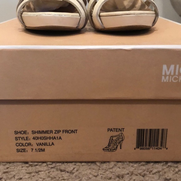 Worn Michael kors shimmer zip front heels - Picture 7 of 7
